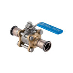 Mapress CuNife Ball Valve with Lever, Flanged 35mm